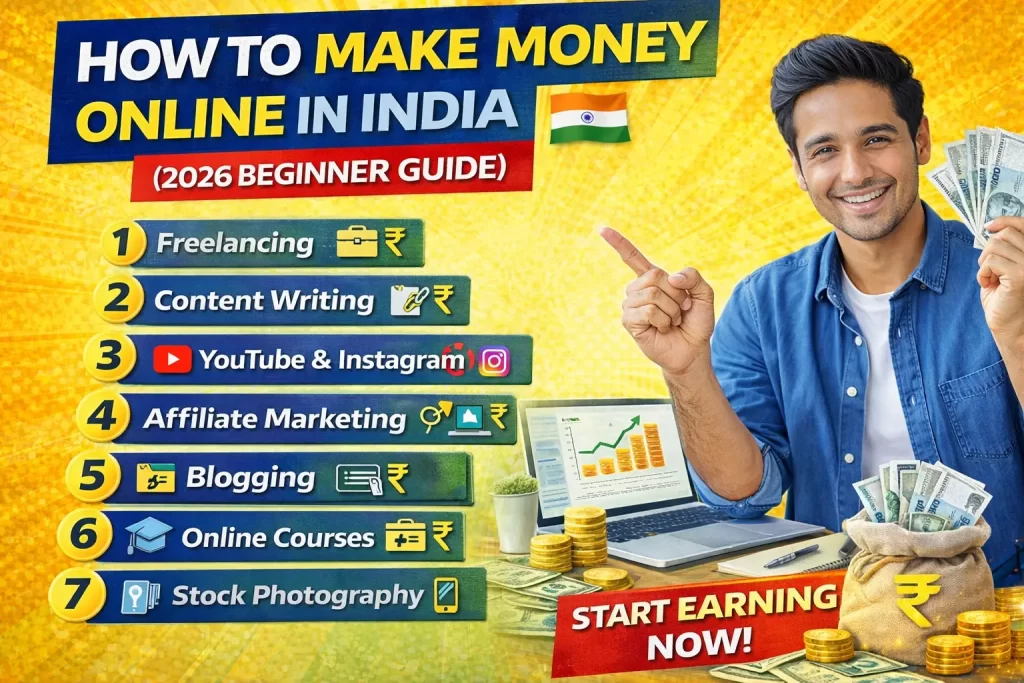How to Make Money Online in India (2026 Beginner Guide)