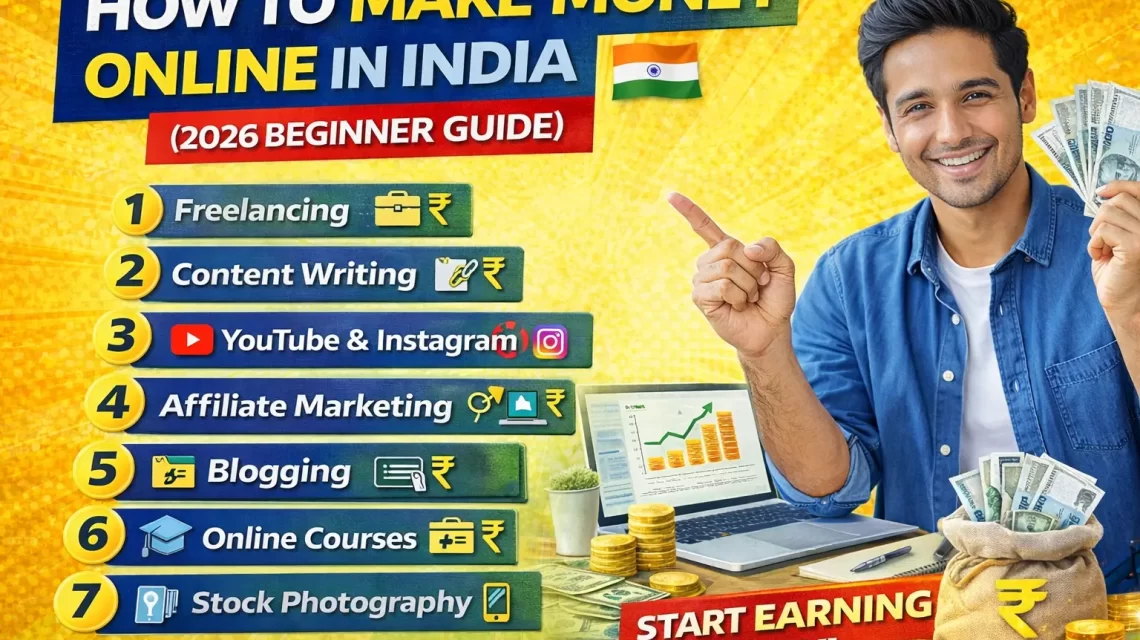 How to Make Money Online in India (2026 Beginner Guide)