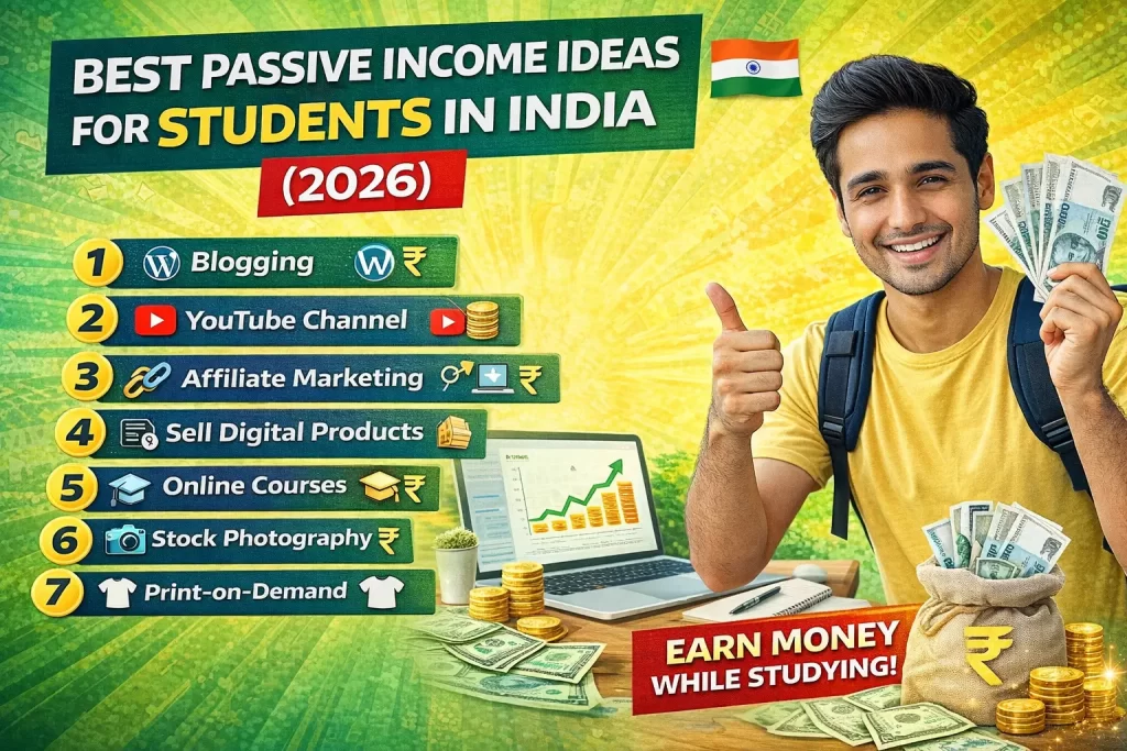 Best Passive Income Ideas for Students in India (2026)