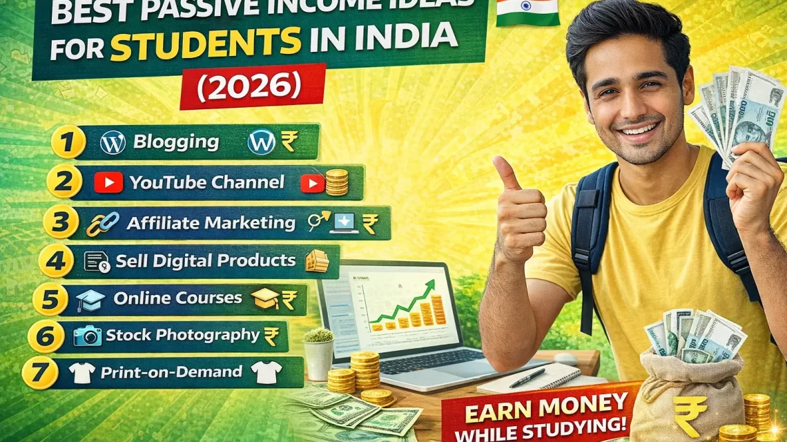 Best Passive Income Ideas for Students in India (2026)